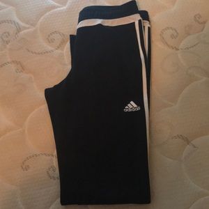 Black adidas sweat joggers